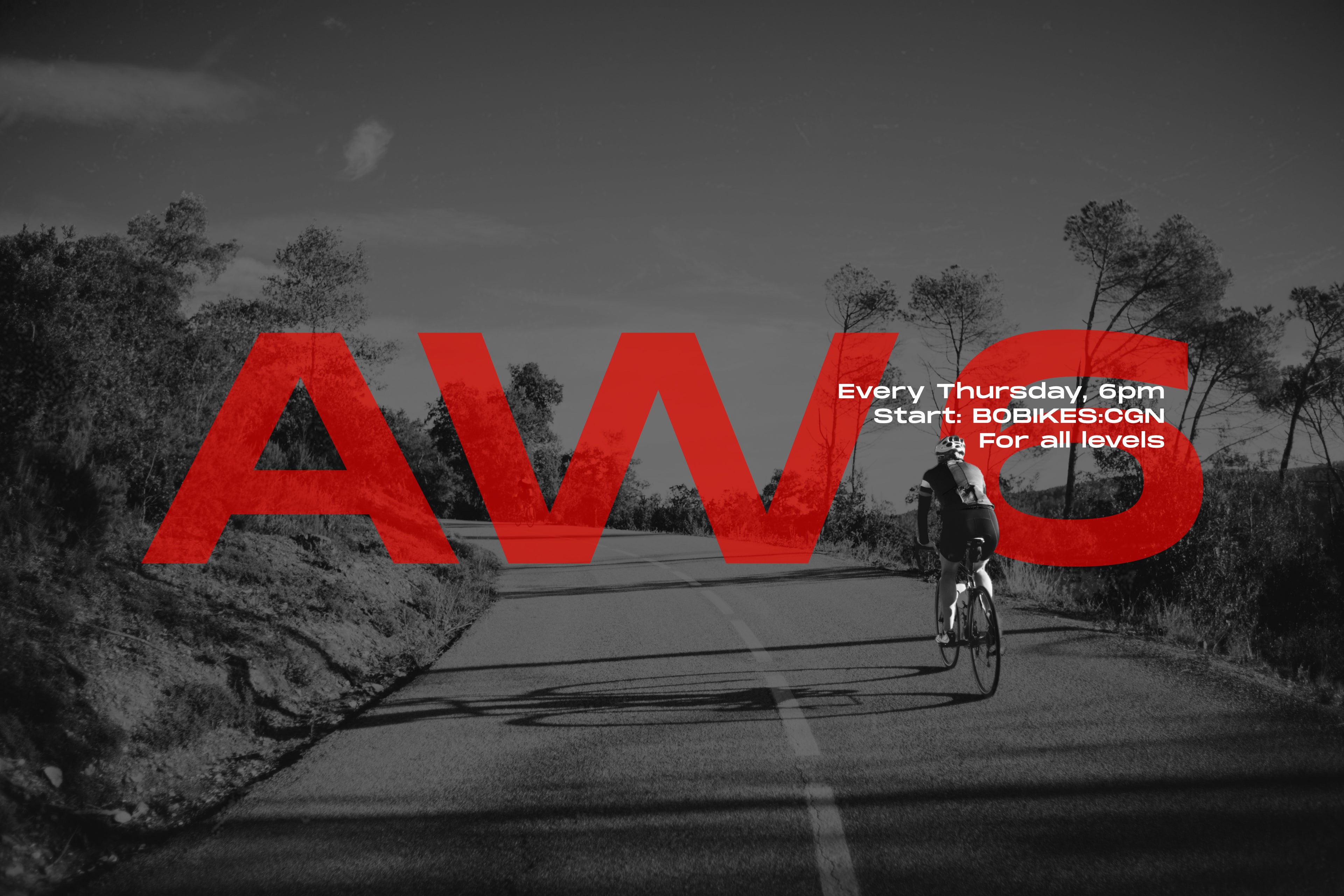 Werbebanner für eine Fahrradtour in Köln